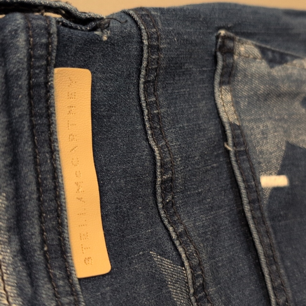 Star Pattern Denim Overalls - Picture 4 of 6
